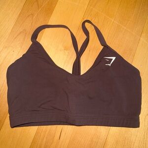 Gymshark Dark Brown Sports Bra